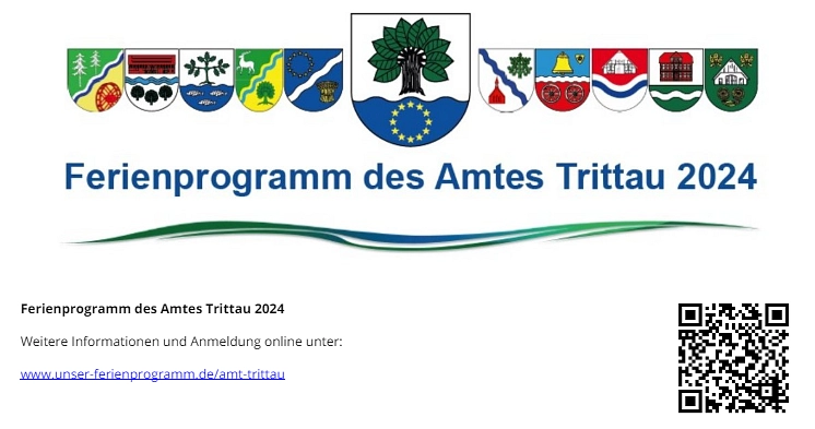 2024 Ferienprogramm Amt Trittau_Flyler © Amt Trittau