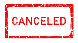 CANCELED © pixabay.com